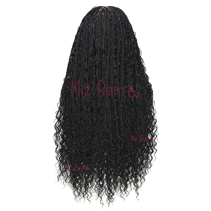32Inch Full Lace Front Wigs Braided Wigs Synthetic Wigs