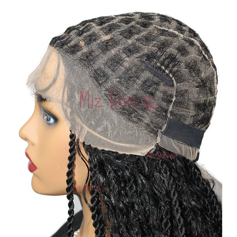 32Inch Full Lace Front Wigs Braided Wigs Synthetic Wigs