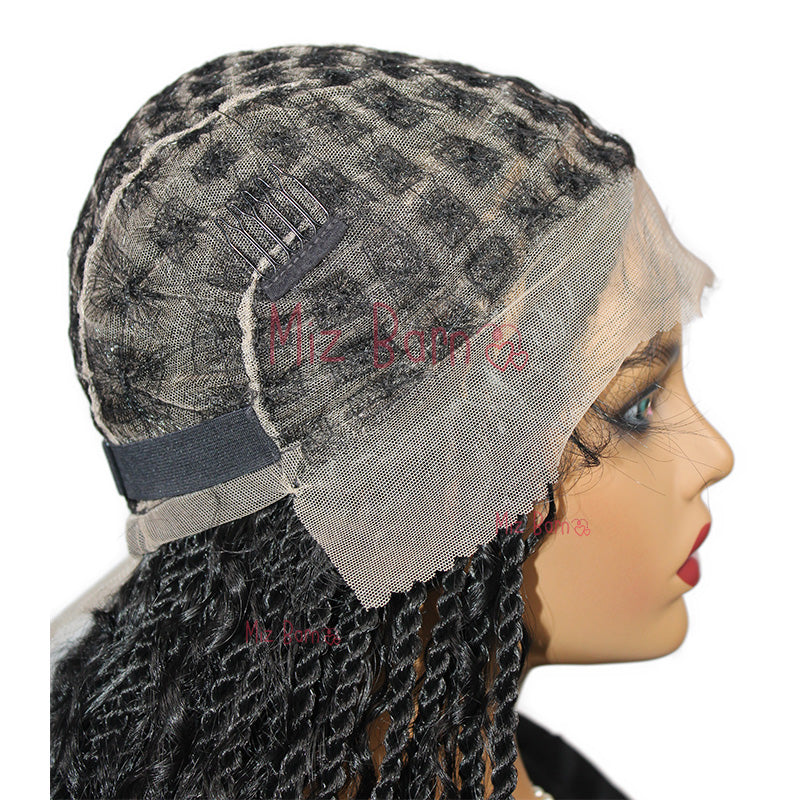 32Inch Full Lace Front Wigs Braided Wigs Synthetic Wigs