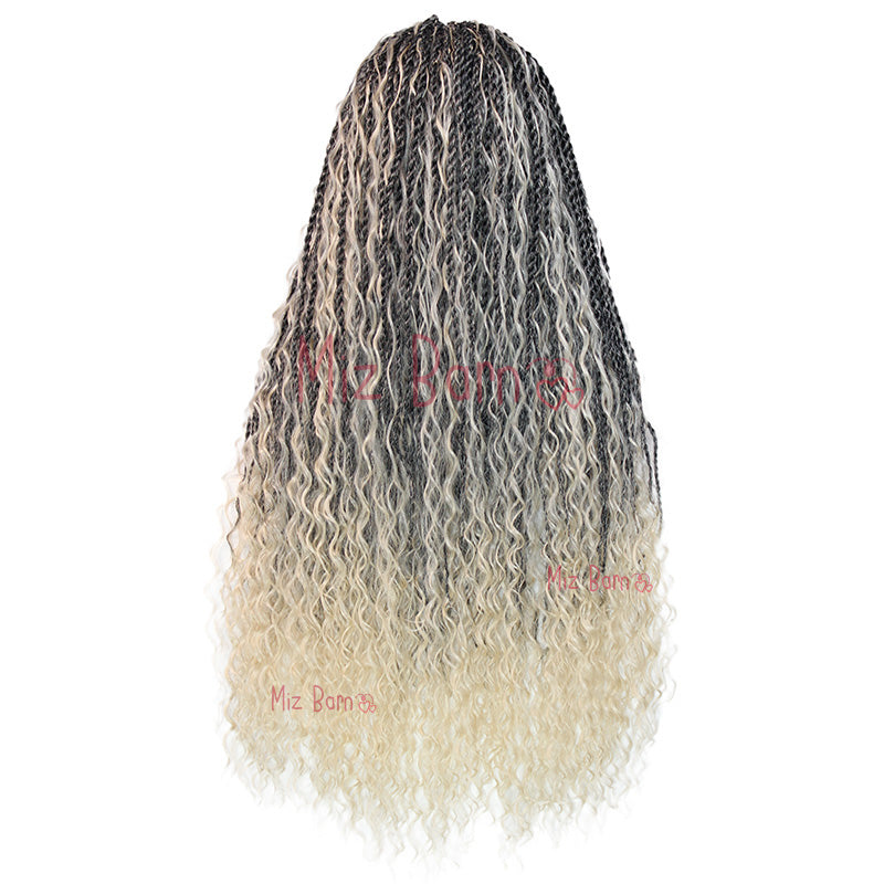 32Inch Full Lace Front Wigs Braided Wigs Synthetic Wigs