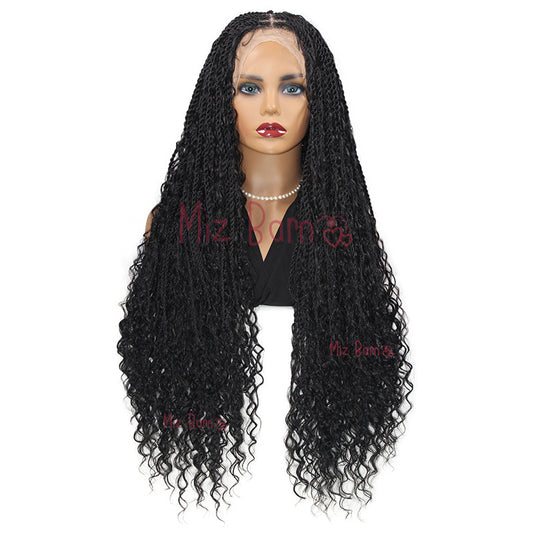 32Inch Full Lace Front Wigs Braided Wigs Synthetic Wigs