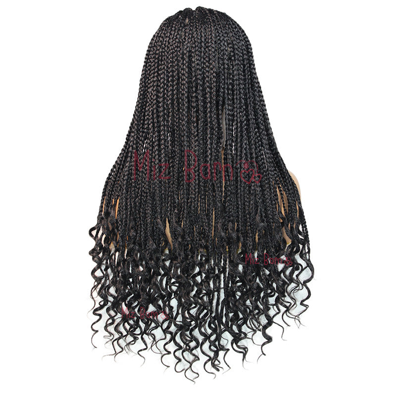 24Inch Full Lace Front Wigs Braided Wigs Synthetic Wigs