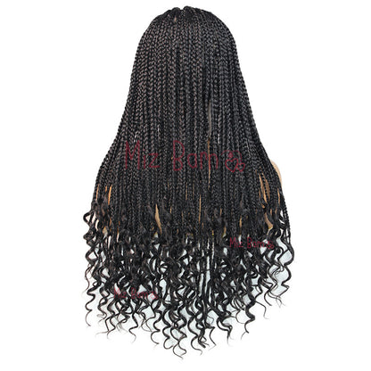 24Inch Full Lace Front Wigs Braided Wigs Synthetic Wigs