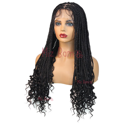 24Inch Full Lace Front Wigs Braided Wigs Synthetic Wigs