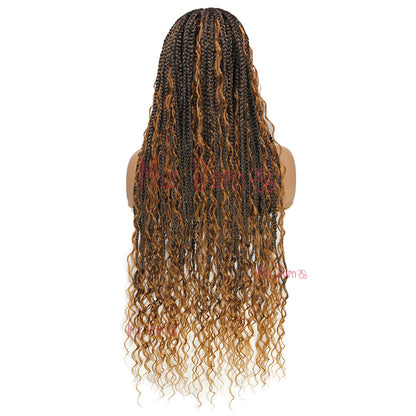 32Inch Full Lace Front Wigs Braided Wigs Synthetic Wigs