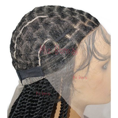 24Inch Full Lace Front Wigs Braided Wigs Synthetic Wigs