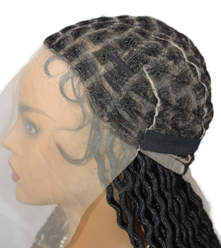 Full Lace Front Wigs Braided Wigs Synthetic Wigs 24Inch