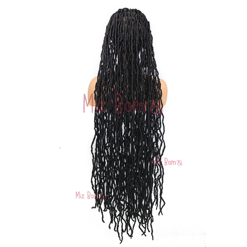 Super Long Synthetic Full Lace Front Wigs for Women Butterfly Senegalese Twist Braided Wigs