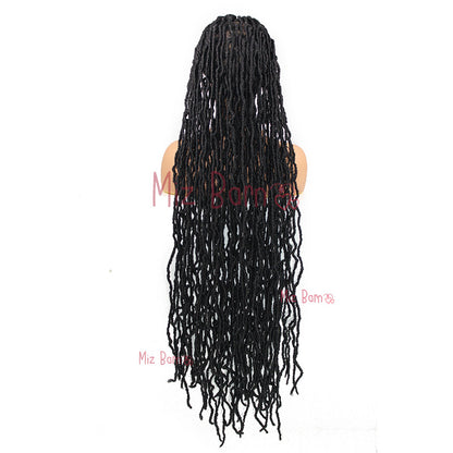 Super Long Synthetic Full Lace Front Wigs for Women Butterfly Senegalese Twist Braided Wigs